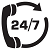 Call 24/7 icon